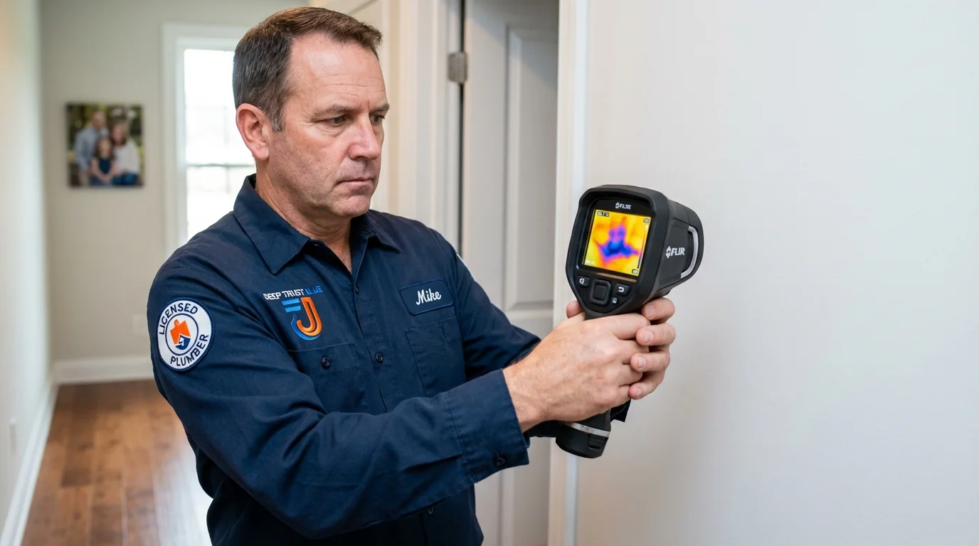 Thermal imaging leak detection by Johns Plumbing LLC in Paulding